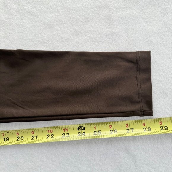 NWOT Adidas Women's Brown Stretch Logo Skinny High-Waisted Leggings Size Small - Picture 10 of 10